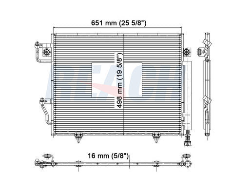 2004 MITSUBISHI MONTERO 3.8 L CONDENSER REA31-4699P