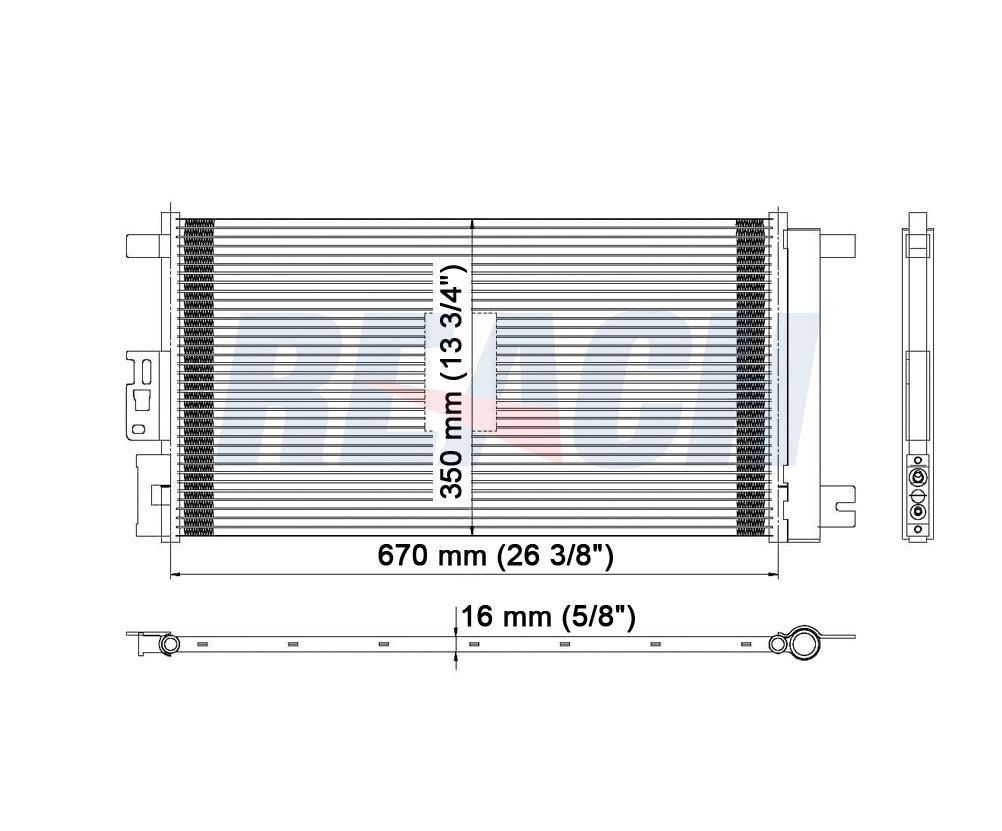 2006 CHEVROLET COBALT 2.4 L CONDENSER REA31-4718P