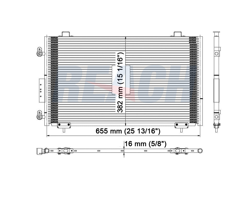 2003 PONTIAC VIBE 1.8 L CONDENSER REA31-4726P