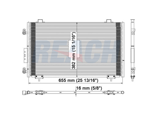 2005 PONTIAC VIBE 1.8 L CONDENSER REA31-4726P