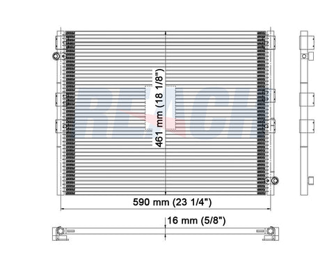 1996 TOYOTA 4RUNNER 3.4 L CONDENSER REA31-4744P