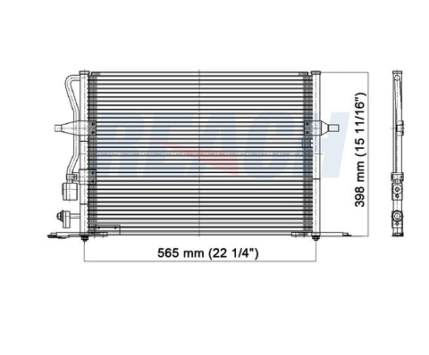 1999 MERCURY COUGAR 2.5 L CONDENSER REA31-4766P