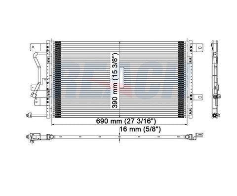 1998 FORD TAURUS 3.0 L CONDENSER REA31-4779P