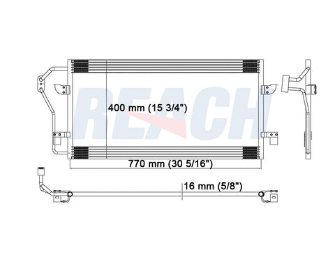 2004 BUICK PARK AVENUE 3.8 L CONDENSER REA31-4784P
