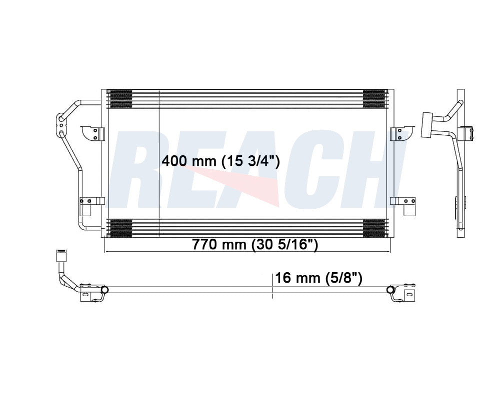 1997 BUICK PARK AVENUE 3.8 L CONDENSER REA31-4784P