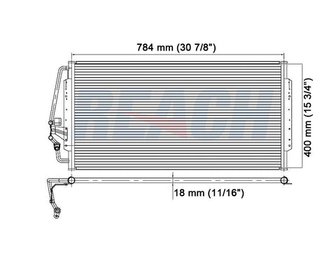 1998 CHEVROLET VENTURE 3.4 L CONDENSER REA31-4789P