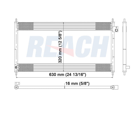 1999 HONDA PRELUDE 2.2 L CONDENSER REA31-4802P