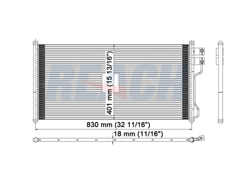1997 FORD EXPEDITION 4.6 L CONDENSER REA31-4879P