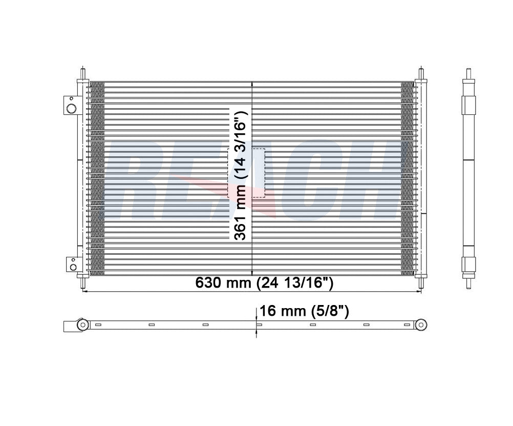 2001 ACURA TL 3.2 L CONDENSER REA31-4898P