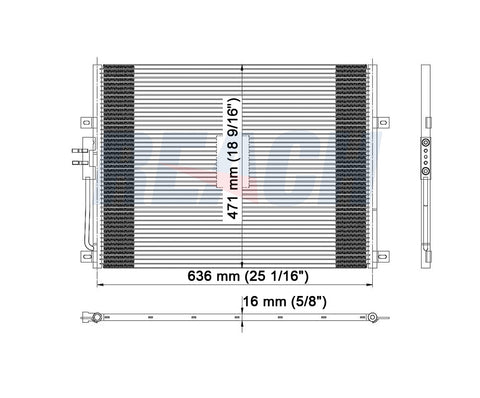 2002 JEEP GRAND CHEROKEE 4.7 L CONDENSER REA31-4925P
