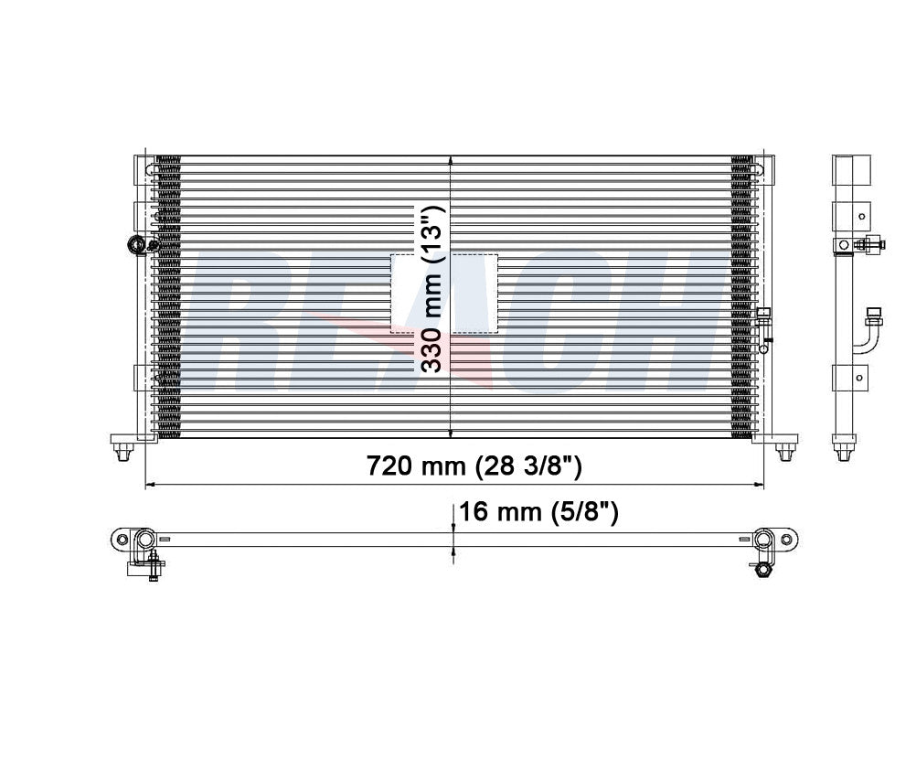 1999 LEXUS ES300 3.0 L CONDENSER REA31-4931P