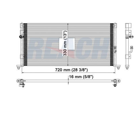 1997 TOYOTA CAMRY 3.0 L CONDENSER REA31-4931P