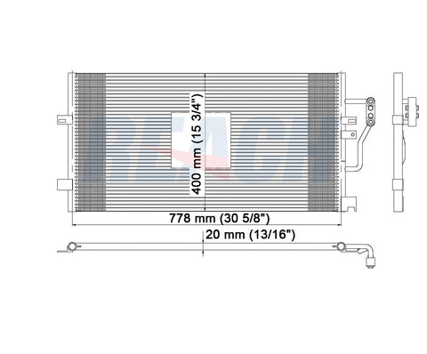 1999 CADILLAC SEVILLE 4.6 L CONDENSER REA31-4943P