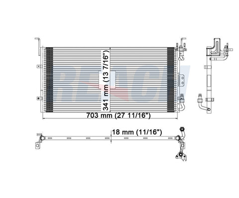 2000 HYUNDAI SONATA 2.4 L CONDENSER REA31-4949P
