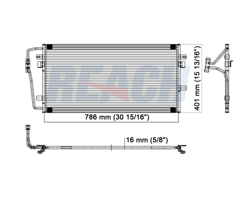 2002 BUICK LESABRE 3.8 L CONDENSER REA31-4950P