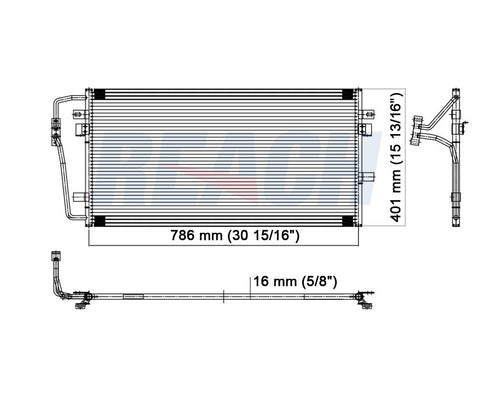 2004 BUICK LESABRE 3.8 L CONDENSER REA31-4950P