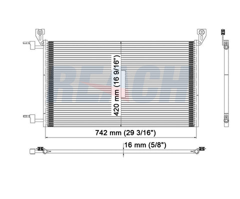 2000 CHEVROLET SILVERADO 1500 4.8 L CONDENSER REA31-4953P