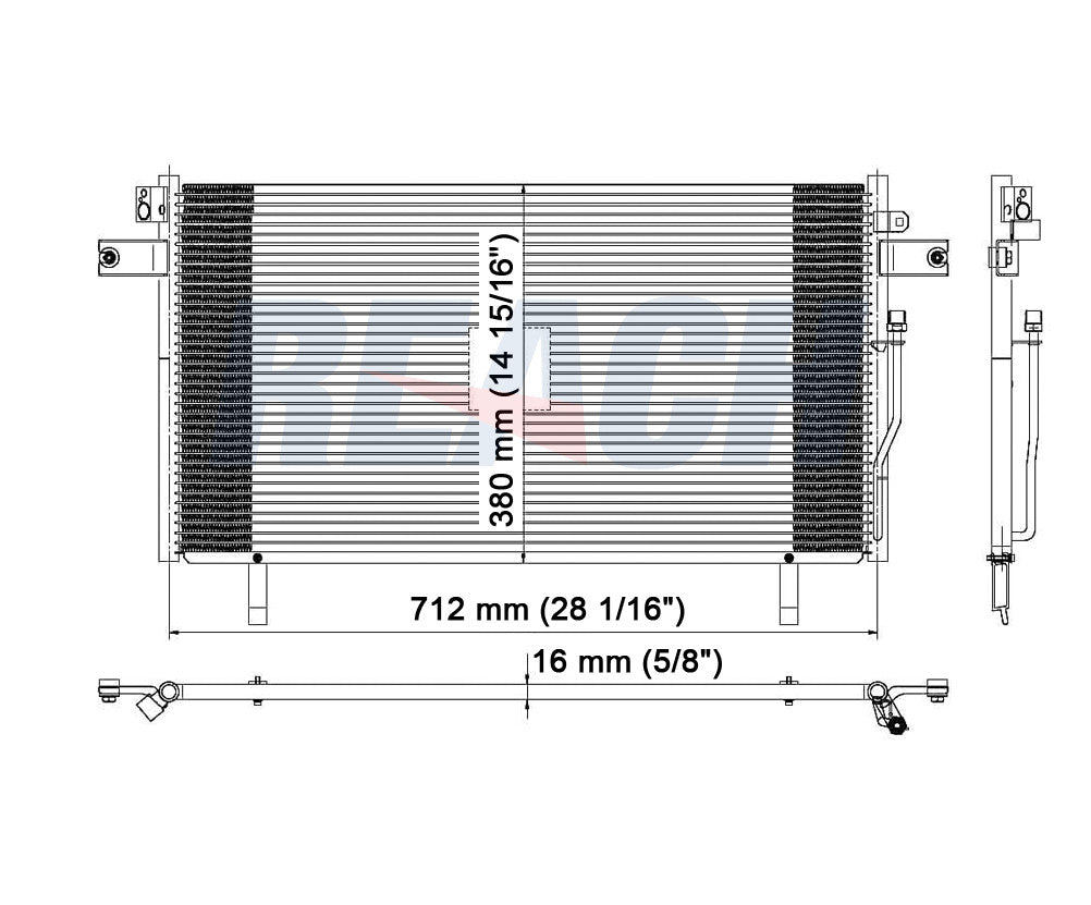 2001 NISSAN PATHFINDER 3.5 L CONDENSER REA31-4954P