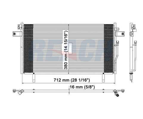 2002 NISSAN PATHFINDER 3.5 L CONDENSER REA31-4954P