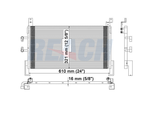 2000 PLYMOUTH NEON 2.0 L CONDENSER REA31-4969P