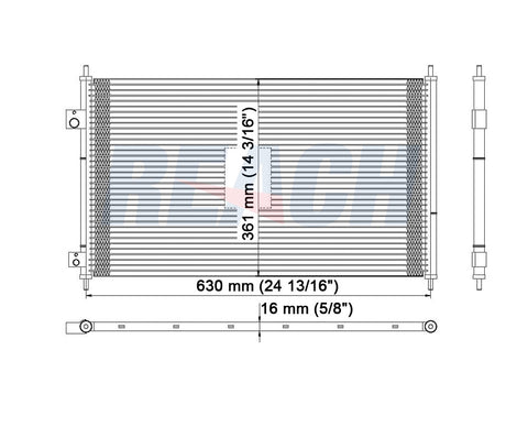 2004 ACURA EL 1.7 L CONDENSER REA31-4977P