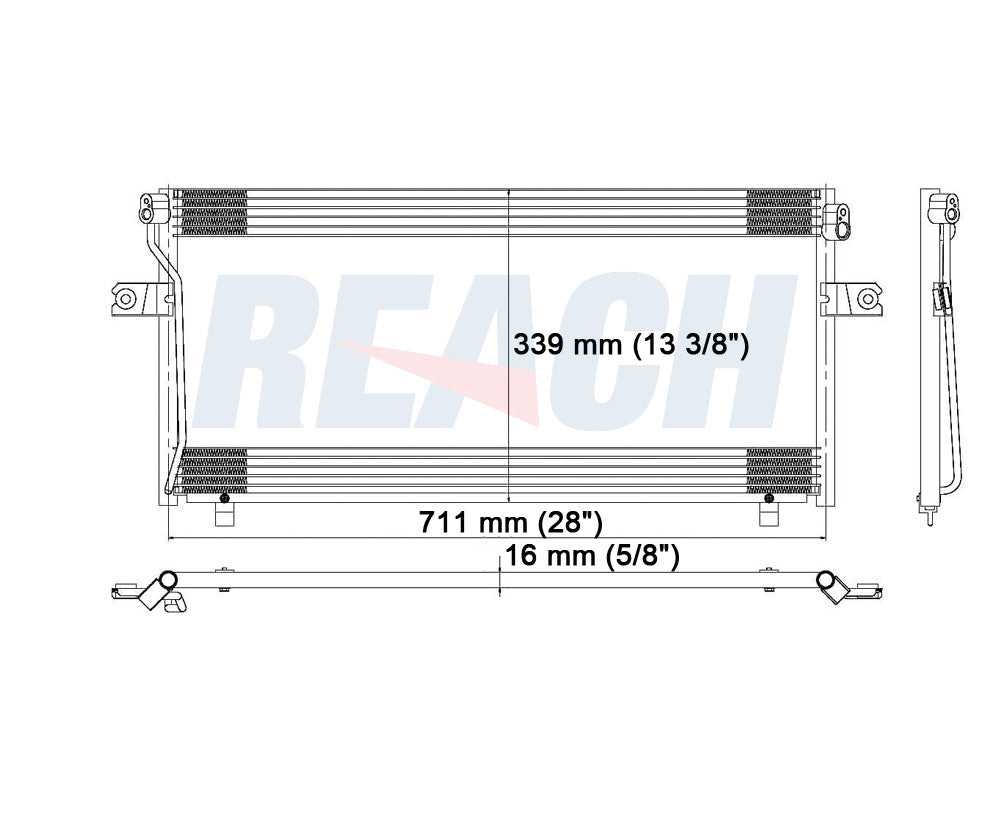 2000 NISSAN ALTIMA 2.4 L CONDENSER REA31-4979P