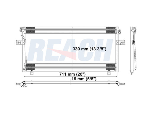 2000 NISSAN ALTIMA 2.4 L CONDENSER REA31-4979P