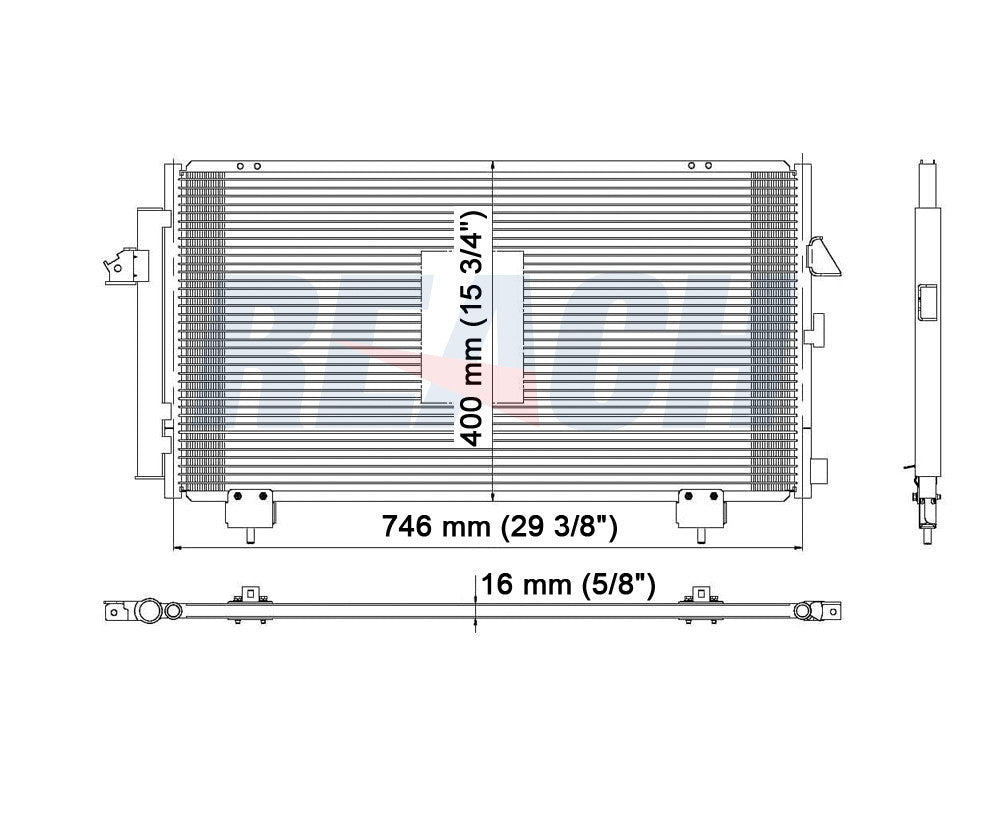 2003 TOYOTA RAV4 2.0 L CONDENSER REA31-4986P