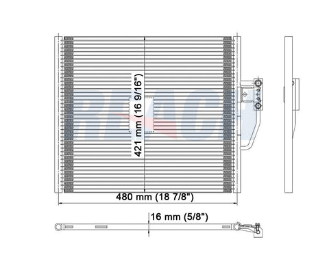 1999 BMW 528I 2.8 L CONDENSER REA31-4993P