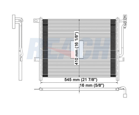 1999 BMW 323I 2.5 L CONDENSER REA31-4994P